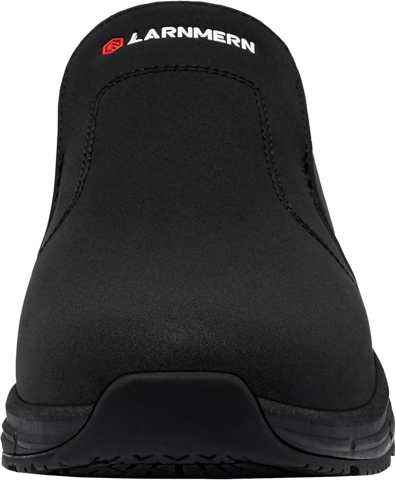 LARNMERN Non Slip Work Shoes for Womens Water Resistant Walking Sneakers Slip On Food Service Chef Kitchen Shoes - Image 5